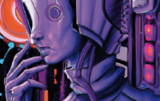 Eine Roboterfigur erstellt von Dall-E