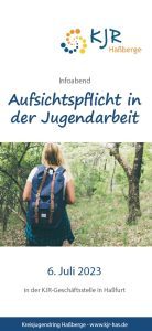 Titelseite des Aufsichtspflichtseminar 2023