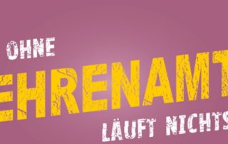 Flyer "ohne Ehrenamt läuft nichts"