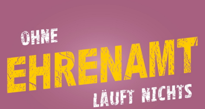 Flyer "ohne Ehrenamt läuft nichts"