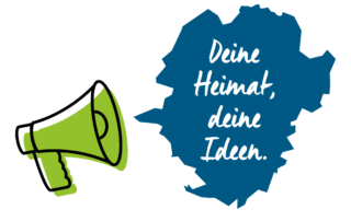 Logo der Zukunftswerkstatt im Landkreis Haßberge "Deine Heimat, deine Ideen."