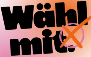 Logo der "Wählmit."-Kampagne der unterfränkischen Jugendringe zur Kommunalwahl 2026