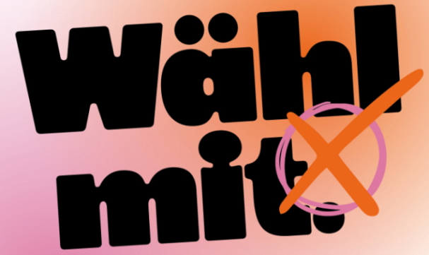 Logo der "Wählmit."-Kampagne der unterfränkischen Jugendringe zur Kommunalwahl 2026