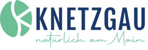 Das Logo der Gemeinde Knetzgau mit dem Schriftzug "natürlich am Main"